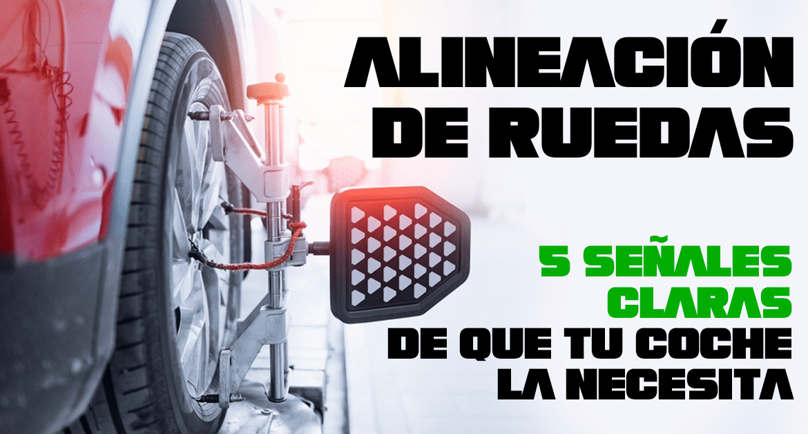 Alineación de ruedas con máquina profesional en taller mecánico de Noblejas