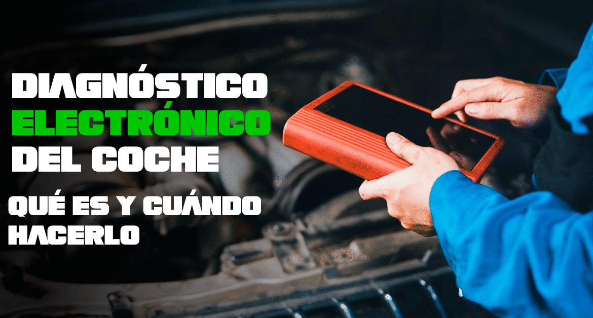 Diagnóstico electrónico del coche con escáner profesional en taller mecánico de Noblejas